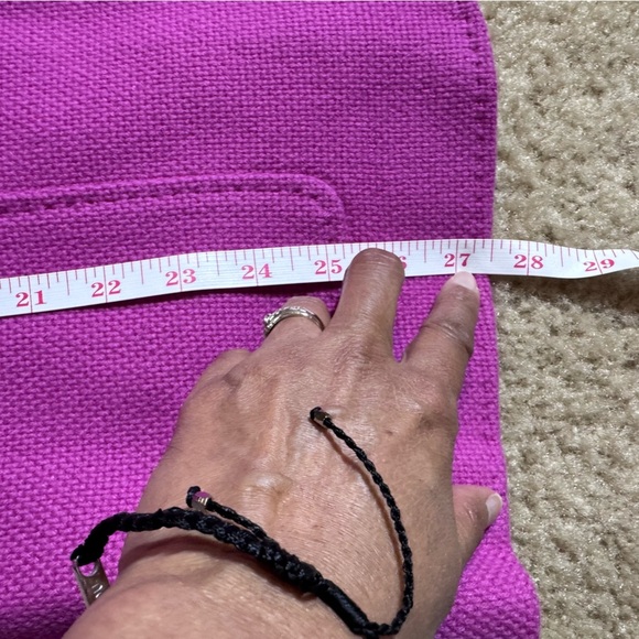 Lands' End Women’s Vibrant Pink Two Button Classic Blazer Size 18 - Picture 10 of 12